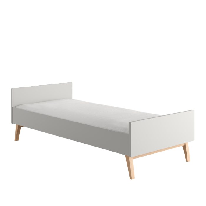 Vaikų lova 200x90 (Classy Gray Kolekcija)